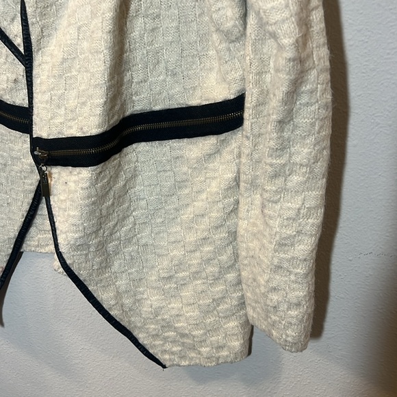 Nancy Yang Knit Open Cardigan Sweater XL - Picture 3 of 6